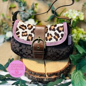 🤍 sold 

Ultra Rare Coach ocelot Soho Patchwork  Collector Piece